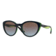 Vogue VO2963S Progressive Prescription Sunglasses VO2963S-231148-53 - Lens Diameter 53 mm, Frame Color Top Blue/tr Aqua Green