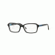 Vogue VO2966 Eyeglass Frames W827-46 - Top Black/Transparent Frame