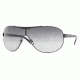 Vogue VO3680S Sunglasses 352/11-0134 - Gloss Black Gray Gradient