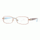 Vogue VO3822B Single Vision Prescription Eyeglasses 813-5216 - Light Brown Frame