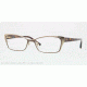 Vogue VO3865 Eyeglass Frames 848-52 - Pale Gold Sand Brown Frame, Demo Lens Lenses