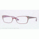 Vogue VO3865 Eyeglass Frames 928-52 - Gunmetal Sand Violet Frame, Demo Lens Lenses