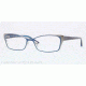 Vogue VO3865 Eyeglass Frames 929-52 - Gunmetal Sand Blue Frame, Demo Lens Lenses