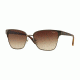 Vogue VO3983S Sunglasses 548S13-58 - Matte Brushed Gunmet Frame, Brown Gradient Lenses