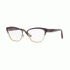 Vogue VO4033 Single Vision Prescription Eyeglasses 5028-51 - Violet/pale Gold Frame