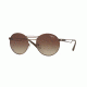 Vogue VO4044S Single Vision Prescription Sunglasses VO4044S-934-13-52 - Lens Diameter 52 mm, Frame Color Brushed Burned Brown