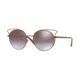 Vogue VO4048S Sunglasses 5074B7-52 - Matte Light Brown Frame, Violet Grad Brown Mirror Blue Lenses