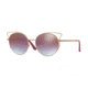 Vogue VO4048S Sunglasses 5075H7-52 - Matte Light Pink Gold Frame, Az Grad Pink Grad Brn Mirr Red Lenses