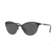 Vogue VO4058SB Single Vision Prescription Sunglasses VO4058SB-352-87-56 - Lens Diameter 56 mm, Frame Color Matte Black/Silver