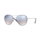 Vogue VO4060S Single Vision Prescription Sunglasses VO4060S-50597B-54 - Lens Diameter 54 mm, Frame Color Silver / Blue