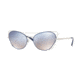 Vogue VO4070S Single Vision Prescription Sunglasses VO4070S-50597B-57 - Lens Diameter 57 mm, Frame Color Silver / Blue