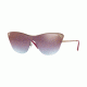 Vogue VO4079S Single Vision Prescription Sunglasses VO4079S-5075H7-39 - Lens Diameter 139 mm, Lens Diameter 39 mm, Frame Color Matte Light Pink Gold