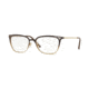 Vogue VO4103 Eyeglass Frames 997-50 - Top Brown Grad On Pale Gold Frame