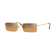 Vogue VO4106S Progressive Prescription Sunglasses VO4106S-848-7H-55 - Lens Diameter 55 mm, Frame Color Pale Gold
