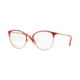 Vogue VO4108 Bifocal Prescription Eyeglasses, 49mm, Red/Rose Gold, VO4108-5100-49-BI