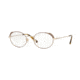 Vogue VO4132 Prescription Eyeglasses, 48mm, Pale Gold/Brown, VO4132-5021-48-SV