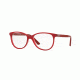 Vogue VO5030 Bifocal Prescription Eyeglasses 2470-53 - Top Red/red Transparent Frame