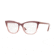 Vogue VO5206 Single Vision Prescription Eyeglasses 2554-51 - Transp Pink Grad Antique Pink Frame