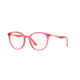 Vogue VO5232 Progressive Prescription Eyeglasses, 50mm, Transparent / Red, VO5232-2677-50-PRO