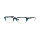 Vogue VO5241B Progressive Prescription Eyeglasses 2668-50 - Top Blue Grad Opal White