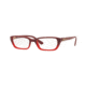 Vogue VO5241B Progressive Prescription Eyeglasses 2669-50 - Top Red Gradient Opal Coral