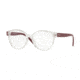 Vogue VO5244F Progressive Prescription Eyeglasses, 52mm, Transparent, VO5244F-W745-52-PRO