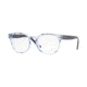 Vogue VO5272 Eyeglass Frames 2727-49 - Text Stripes Azz/Blue Tr Blue