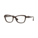 Vogue WAVED TEMPLE VO2957 Single Vision Prescription Eyeglasses 2302-51 - Brown Frame