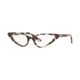 Vogue YOLA VO5281 Prescription Eyeglasses, 51mm, Brown/Grey Havana, VO5281-2722-51-SV