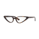 Vogue YOLA VO5281 Prescription Eyeglasses, 51mm, Dark Havana, VO5281-W656-51-SV