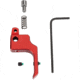 Volquartsen Firearms 19.22 Pistol Trigger, Ruger Mark III/Mark IV, Flat, Red, VF4FT-R