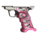 Volquartsen Firearms Laminated Wood Pistol Grips for MKII, Pink, Left-Handed, VC2TLG-P