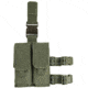 Voodoo Tactical Drop Leg Platform w/Attached M4/M16 Double Mag Pouch, OD Green, 20-9308004000