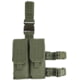 Voodoo Tactical Drop Leg Platform w/Attached M4/M16 Double Mag Pouch, OD Green, 20-9308004000