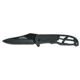 Voodoo Tactical Everyday Folding Knife, 3.5in, 57-59 RC Steel, Black, Medium, 03-7200001000