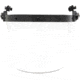 Voodoo Tactical Face Shield For Fast/Mitch Helmet w/ Railing, 20-0217000000