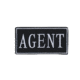 Voodoo Tactical Law Enforcement Patches- Agent, 2in x 4in, Gold Letters - 06-773017219
