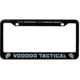 Voodoo Tactical License Plate Frames, Black/Gray, 07-9600108000