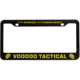 Voodoo Tactical License Plate Frames, Black/Yellow, 07-9600107000
