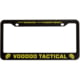 Voodoo Tactical License Plate Frames, Black/Yellow, 07-9600107000