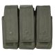 Voodoo Tactical M4/AK47 Mag Pouch - Triple, OD Green, 20-8175004000