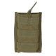 Voodoo Tactical M4/M16 Open Top Mag Pouch W/ Bungee System - Single, Coyote, 20-8584007000