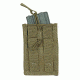 Voodoo Tactical M4/M16 Open Top Mag Pouch W/ Bungee System - Single, Coyote - 20-858407000