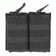 Voodoo Tactical M4/M16 Open Top Mag Pouch W/ Bungee System - Double, Black, 20-8585001000