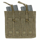 Voodoo Tactical M4/M16 Open Top Mag Pouch W/ Bungee System - Double, Coyote - 20-858507000
