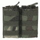 Voodoo Tactical M4/M16 Open Top Mag Pouch W/ Bungee System - Triple, Woodland Camo, 20-8585005000