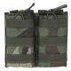 Voodoo Tactical M4/M16 Open Top Mag Pouch W/ Bungee System - Triple, Woodland Camo, 20-8585005000