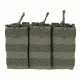 Voodoo Tactical M4/M16 Open Top Mag Pouch W/ Bungee System - Triple, OD Green, 20-8180004000