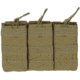 Voodoo Tactical M4/M16 Open Top Mag Pouch W/ Bungee System - Triple, Coyote, 20-8180007000