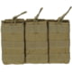 Voodoo Tactical M4/M16 Open Top Mag Pouch W/ Bungee System - Triple, Coyote, 20-8180007000